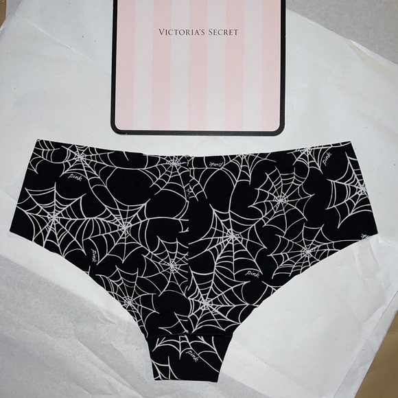 Victoria’s Secret (PINK) Halloween No Show Cheeky Panty (Spider Web) - Picture 6 of 10